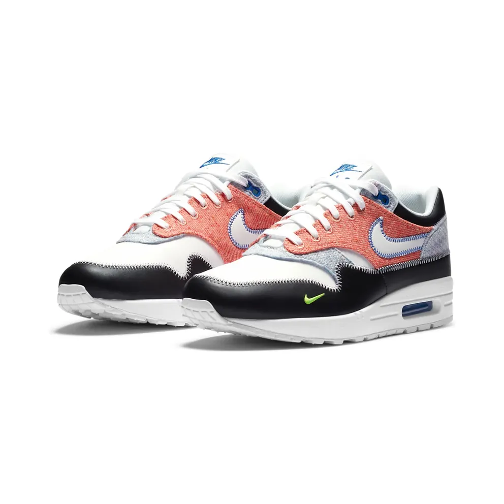 Nike Air Max 1 Recycled White White/Black-Electric Green-Game Royal (CT1643-100)