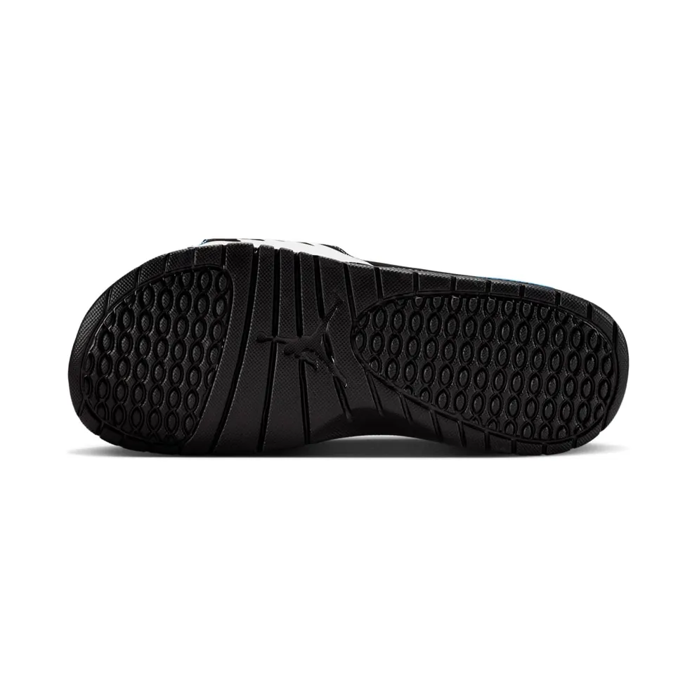 Air Jordan Hydro 5 Slide “Black / White / University Blue” (555501-004)