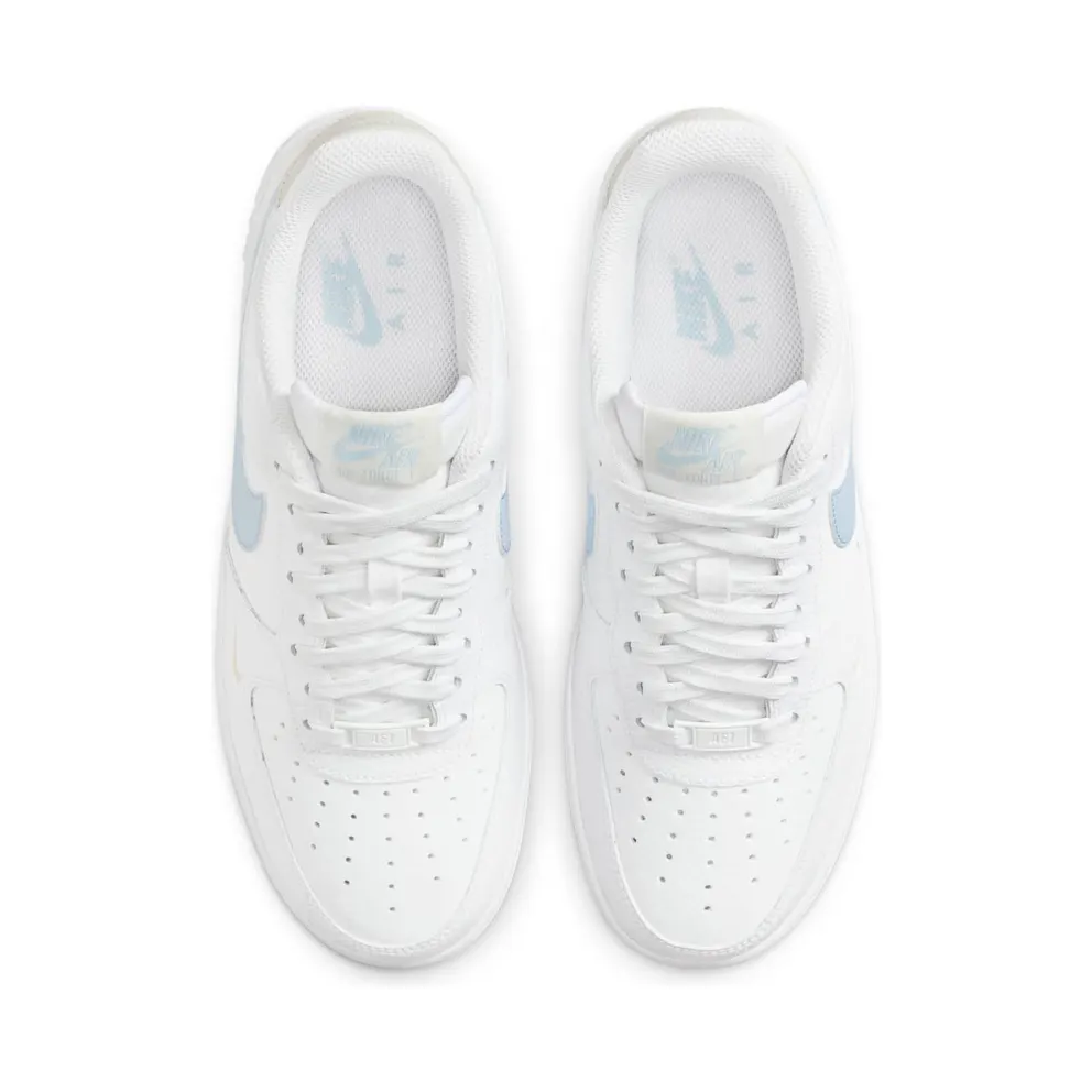Nike Air Force 1 Low White Light Armory Blue Mini Swoosh (HF0022-100)