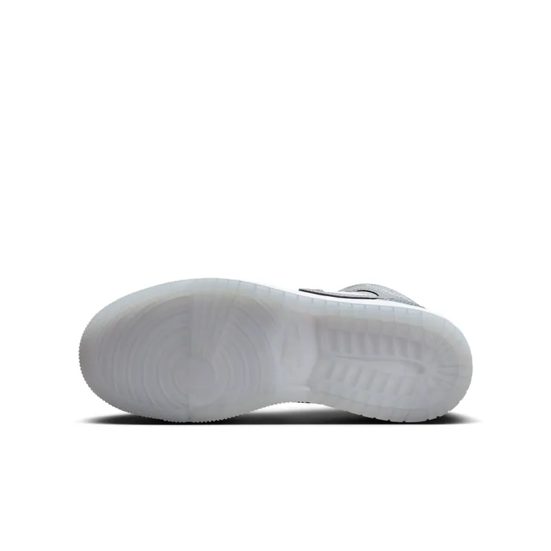 Jordan 1 Mid GS “White Medium Cool Grey” (HF3193-100)