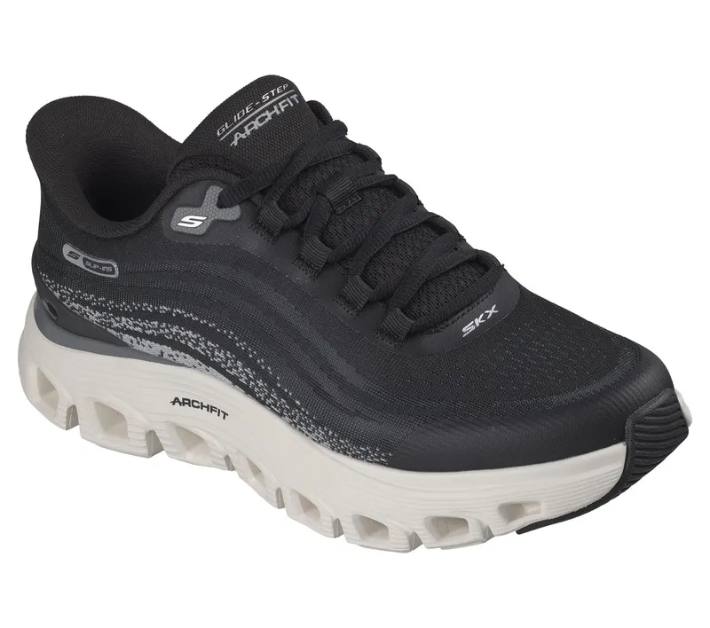 Skechers Slip-ins: Arch Fit Glide-Step Wave – Zanaro Sneaker Black
