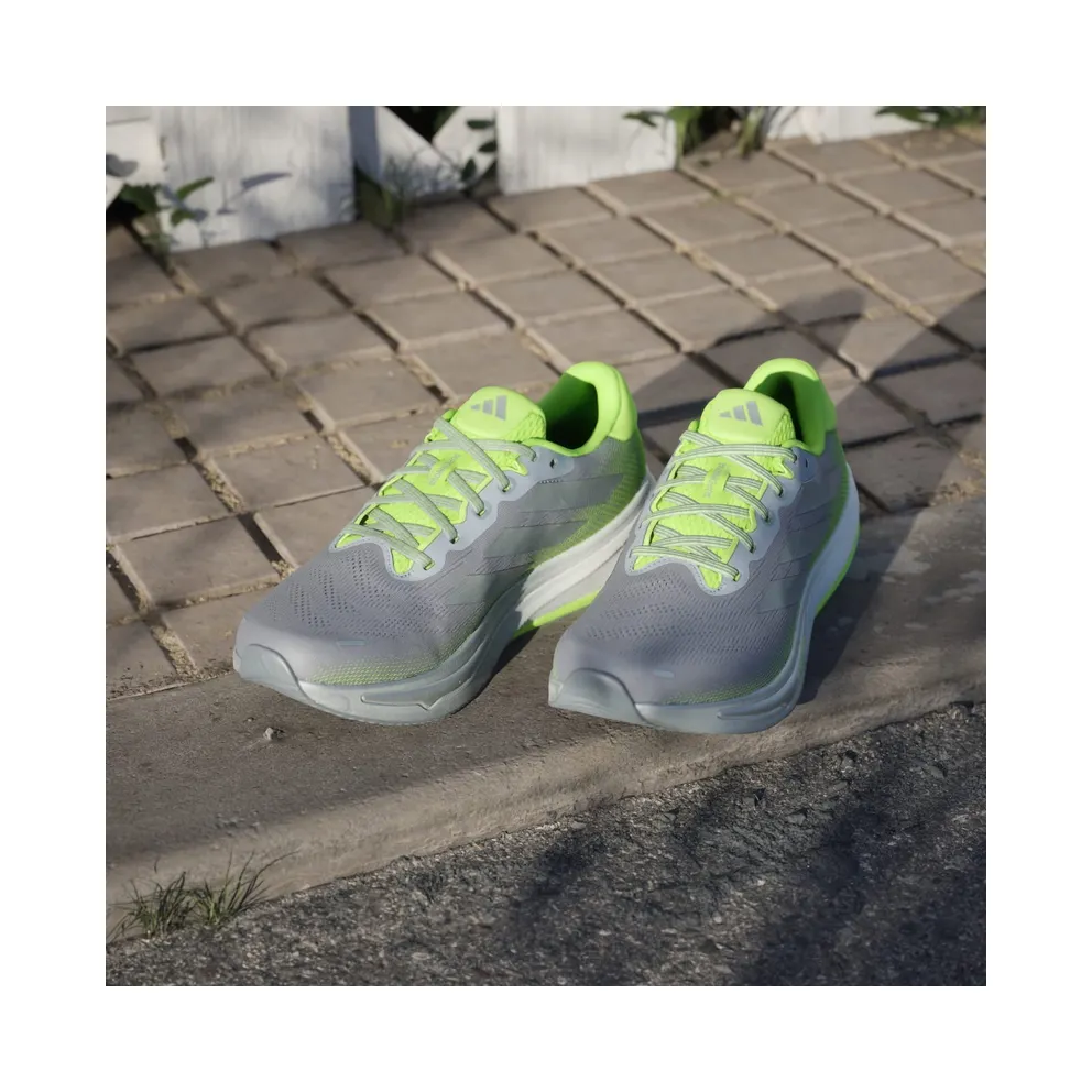 Adidas Supernova Rise 2 Running Shoes Halo Silver / Silver Metallic / Lucid Lemon (JS1888)