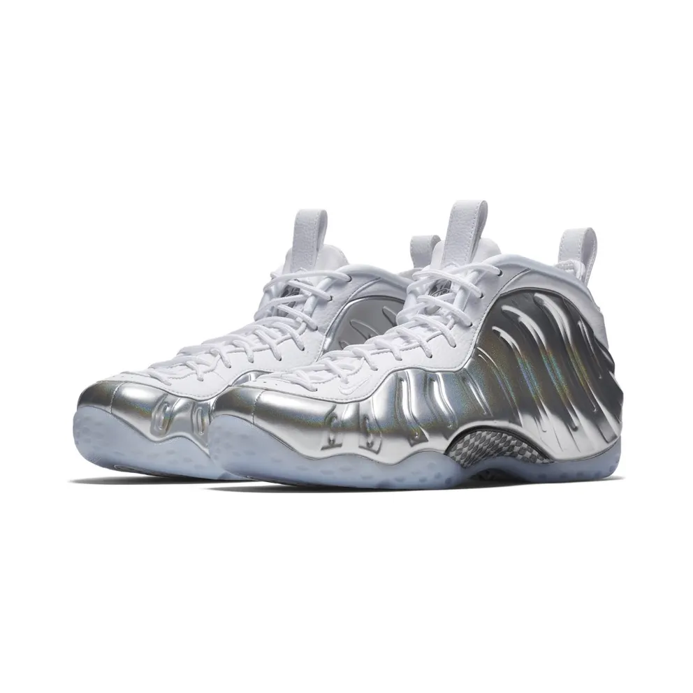 Nike Air Foamposite One Chrome White (W) White/Chrome-Blue Tint (AA3963-100)