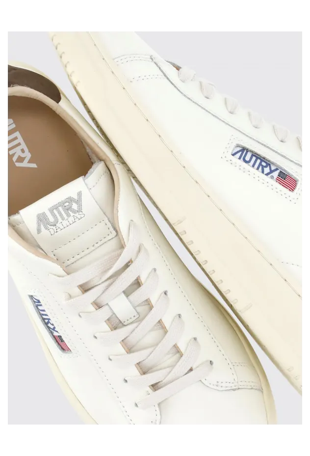 Autry Dallas Low Leather Sneakers White (ADLMMR22) (5)