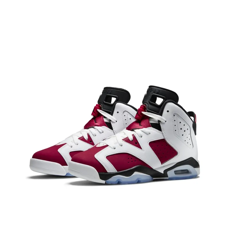 Jordan 6 Retro Carmine 2014 (GS) White/Carmine-Black (384665-160)