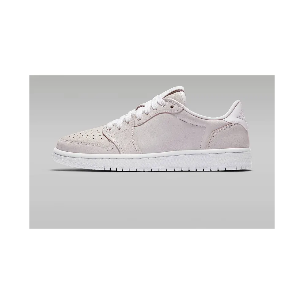 Air Jordan I 1 AJ Retro Low No Swoosh Off-White/White (AH7232-100)