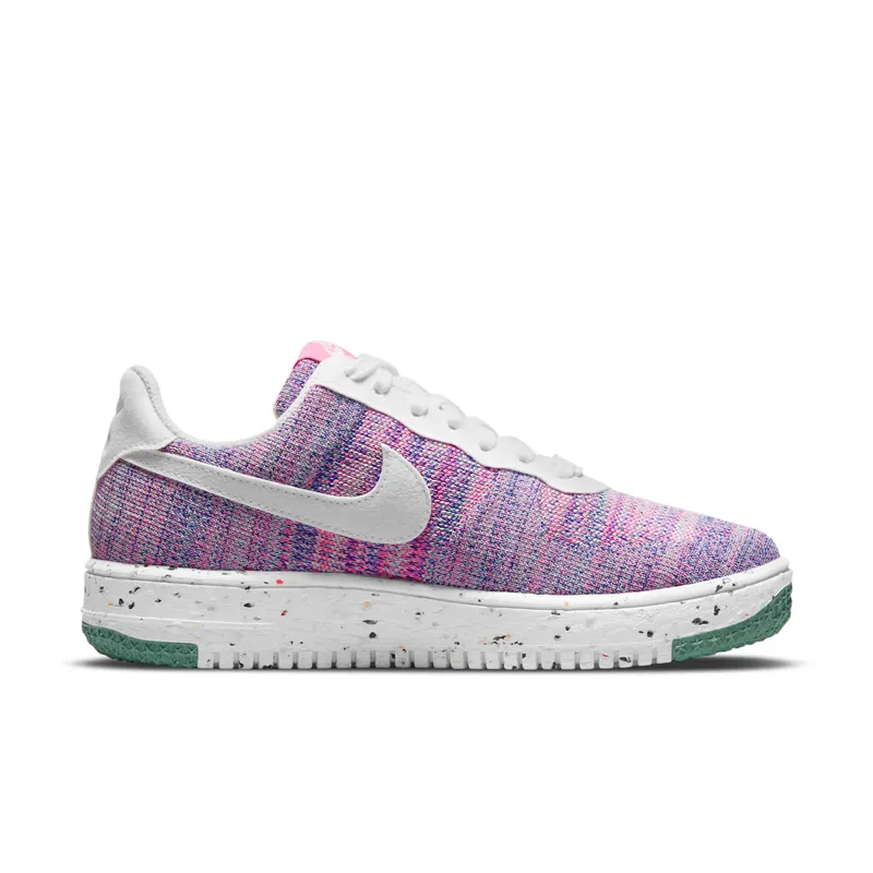 Nike Air Force 1 Crater FlyKnit Purple – “Fuchsia Glow / Pink Blast / Green Glow / White” (DC7273-500)