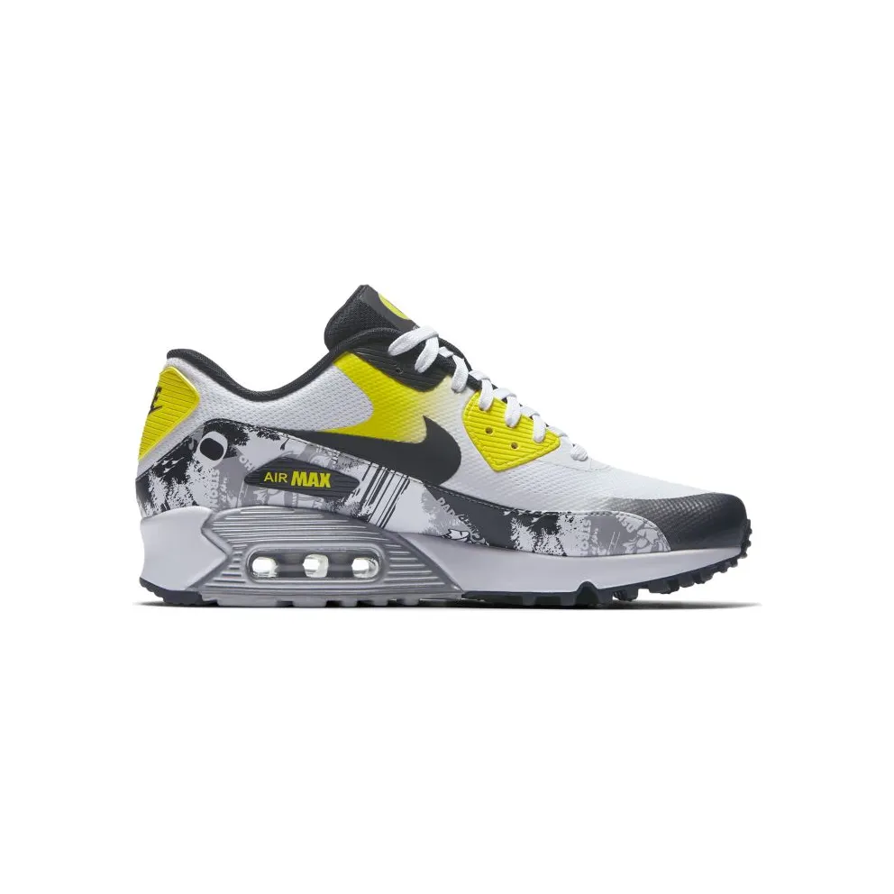 Nike Air Max 90 Ultra 2.0 Doernbecher Oregon Ducks (W) White/Black-Dynamic Yellow-White (838767-100)