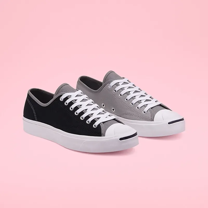 Converse Jack Purcell Low ‘Happy Camper – Black’ Black/Grey/White (167920C)