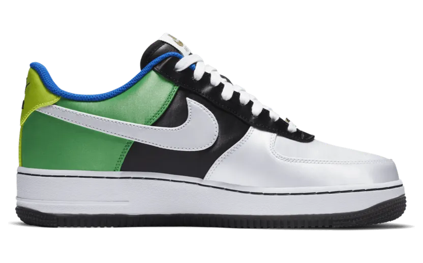 Nike Air Force 1 Low ‘Olympic’ Black/Metallic Silver/Chile Red (DA1345-014)