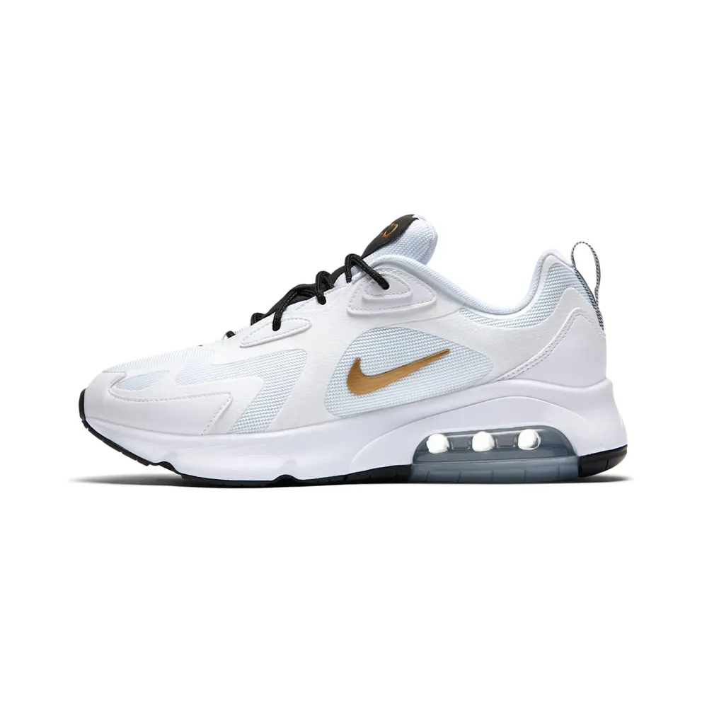 Nike Air Max 200 White Metallic Gold (AQ2568-102)