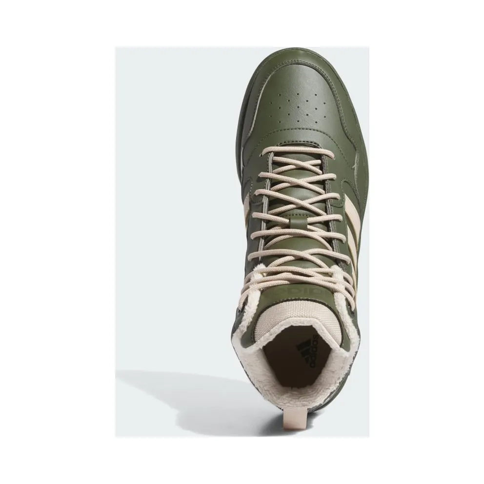 Adidas Hoops 3.0 Mid Lifestyle Basketball Classic Winter Shoes Night Cargo / Clay Brown / Core Black (IH0163)