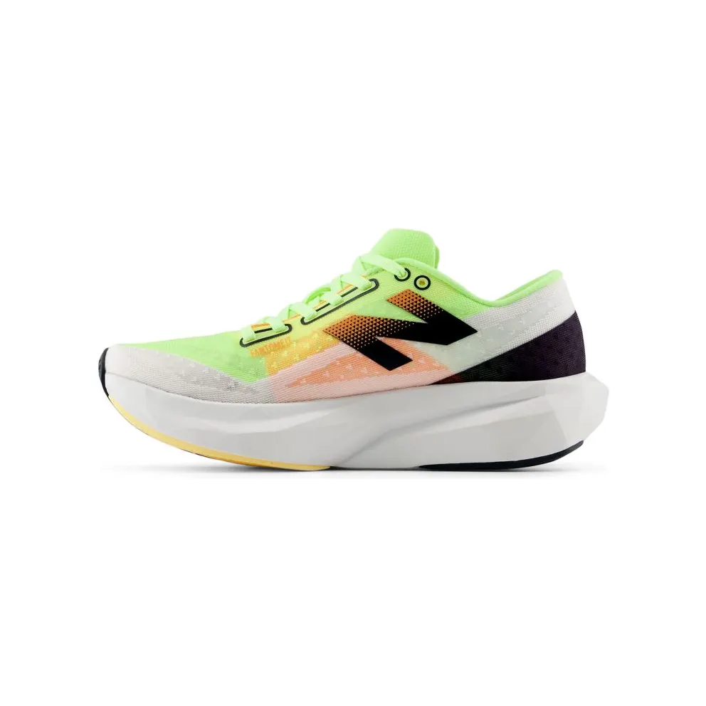 New Balance FuelCell Rebel v4 White Bleached Lime Glow (WFCXLA4)