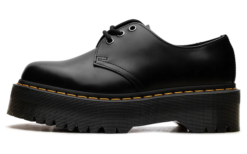 Dr Martens 1461 Quad Polished Smooth Leather Derby “Black” (25567001)