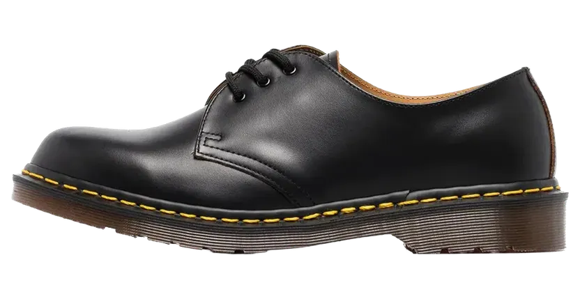 Dr Martens 1461 Vintage Leather Oxford Shoes “Black — Quilon” (12877001)