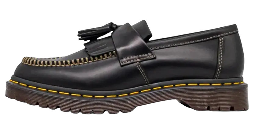 Dr Martens Adrian Orleans Leather Tassel Loafers “Black” (42849001)