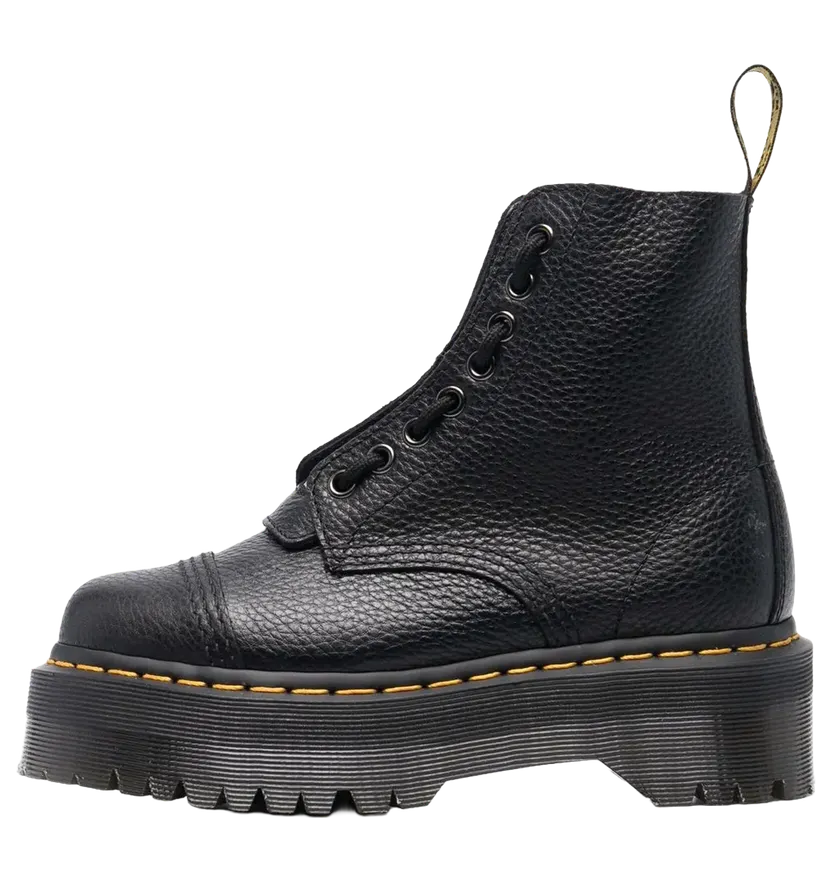 Dr Martens Sinclair Platform Boots “Black Milled Nappa” (22564001)