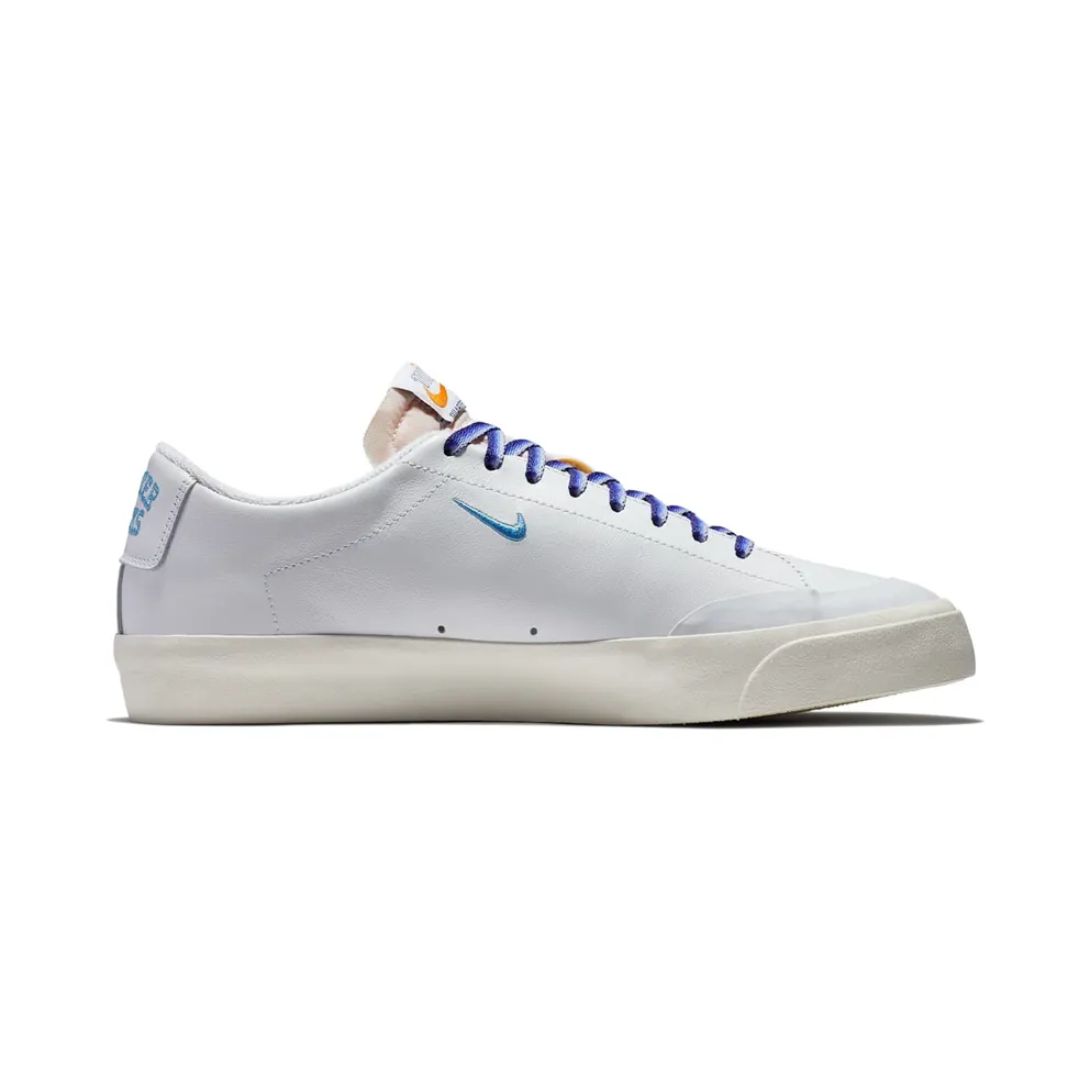 Nike SB Blazer Low XT Quartersnacks White White/University Blue-Sail (AQ3499-141)