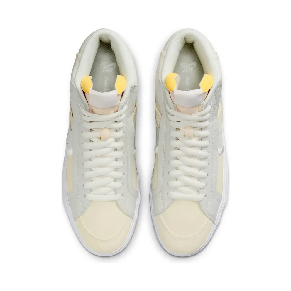 Nike SB Blazer Mid Warning Label Summit White (DZ7587-110)