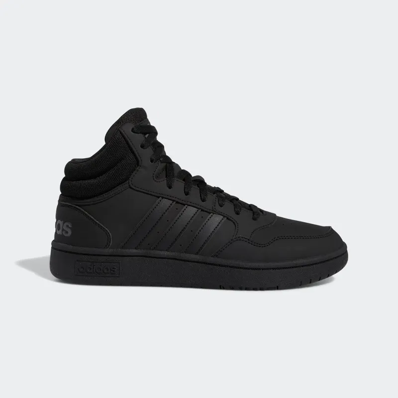 adidas Hoops 3 Mid Lifestyle Basketball Mid Classic Core Black / Core Black / Grey Six (GV6683)