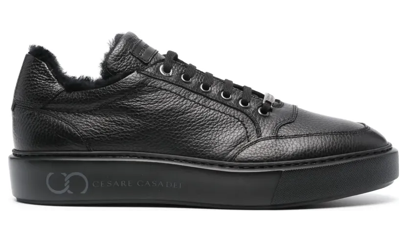 Casadei Cervo leren sneakers – Zwart (37708MCERV)