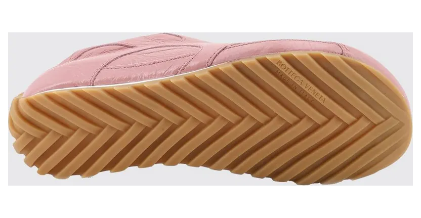 Bottega Veneta Orbit Flash Leather Sneakers Pink (867941V65C05052) (3)