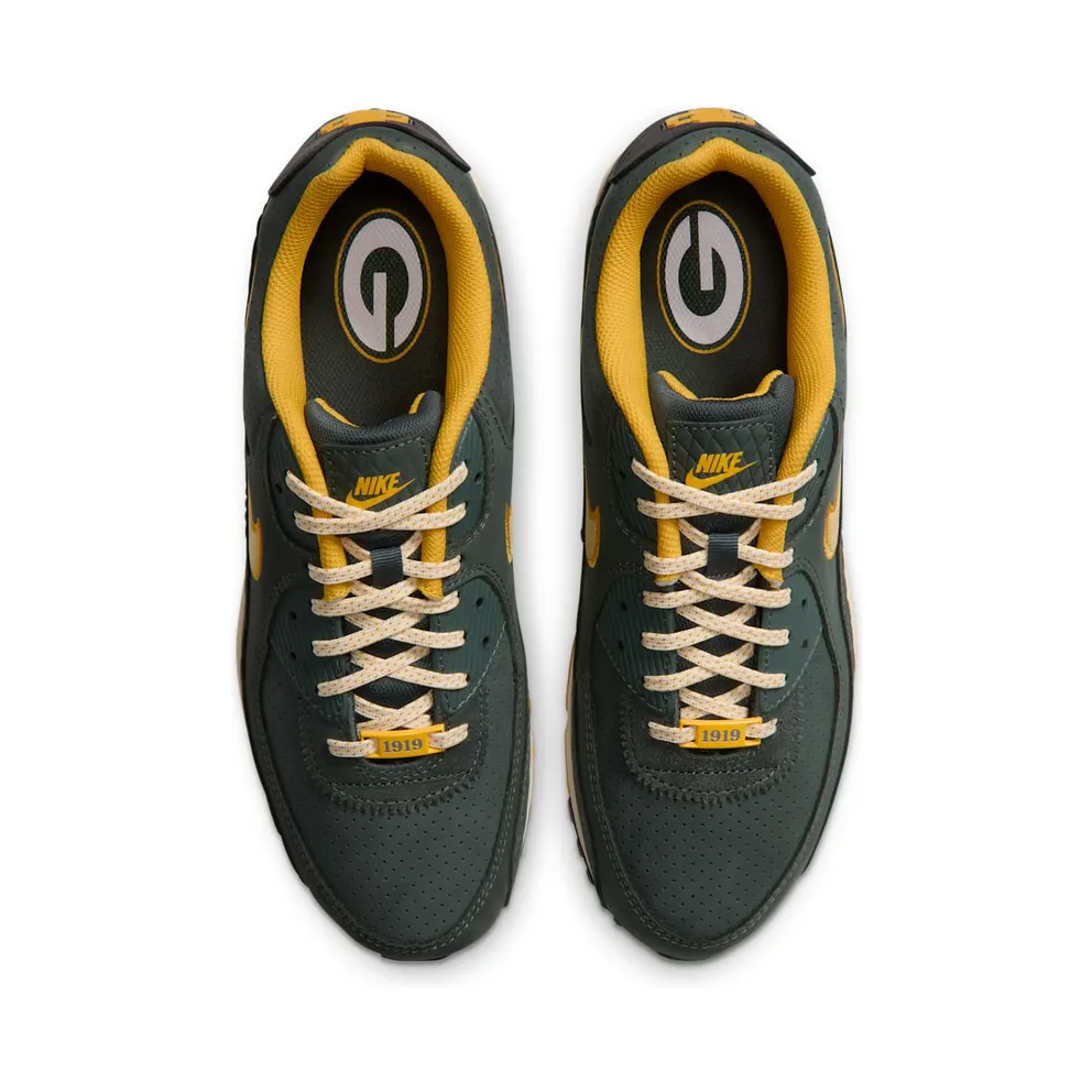 NFL x Nike Air Max 90 – Green Bay Packers – “Vintage Green / Alabaster / University Gold / Black” (IW1134-301)