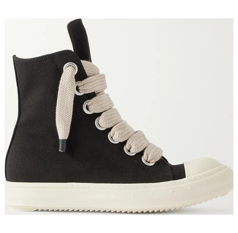 Drkshdw By Rick Owens Jumbolace Denim Black (DU02F6818)