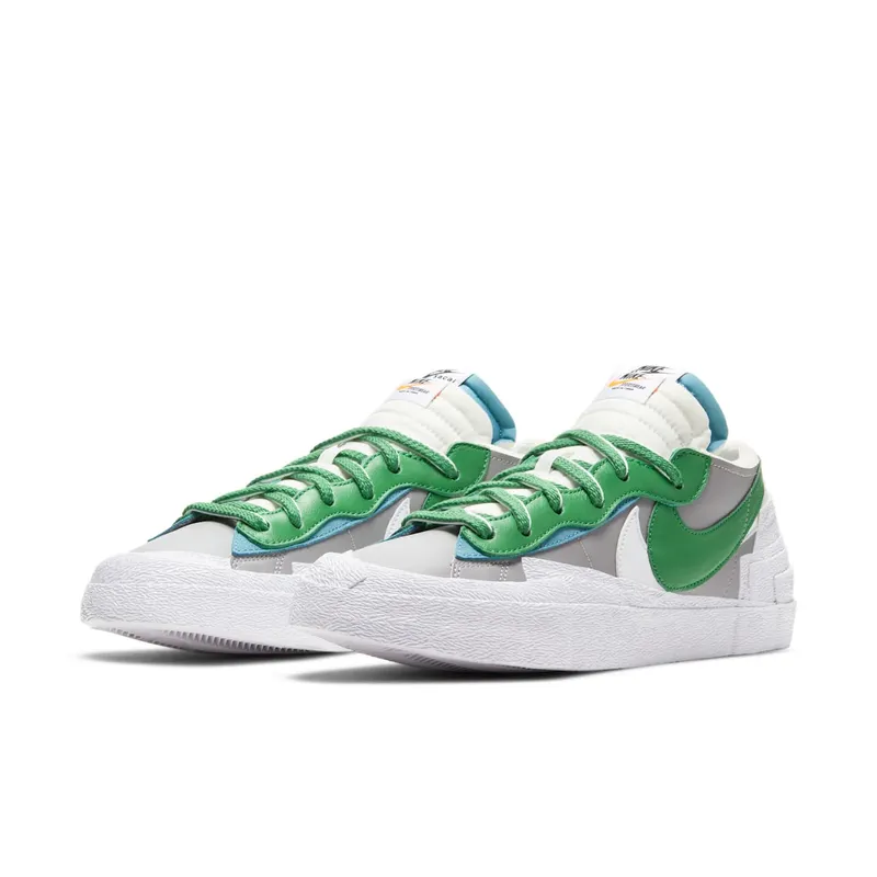 Nike x sacai Blazer Low Classic Green (2021) – “Medium Grey / Classic Green / White” (DD1877-001)