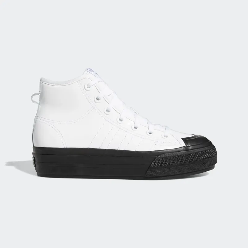 adidas Nizza RF Platform Mid Cloud White / Cloud White / Core Black (FY7606)