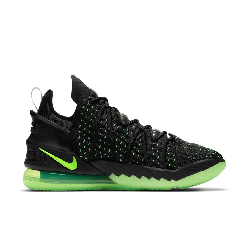 LeBron 18′ Black/Electric Green’ Basketball Black (CQ9283-005)