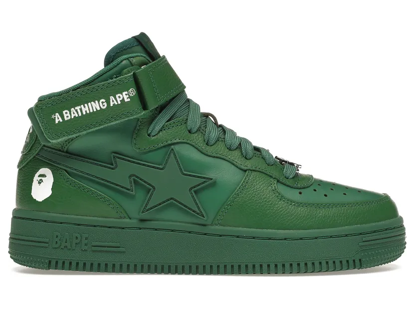 A Bathing Ape Bape Sta MI Green (001FWH701003_GRN_A)