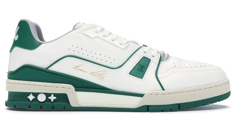 Louis Vuitton LV Trainer Low White Green