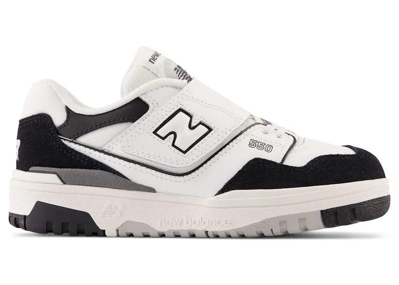 New Balance 550 Bungee Lace White Black Rain Cloud (PHB550CA)
