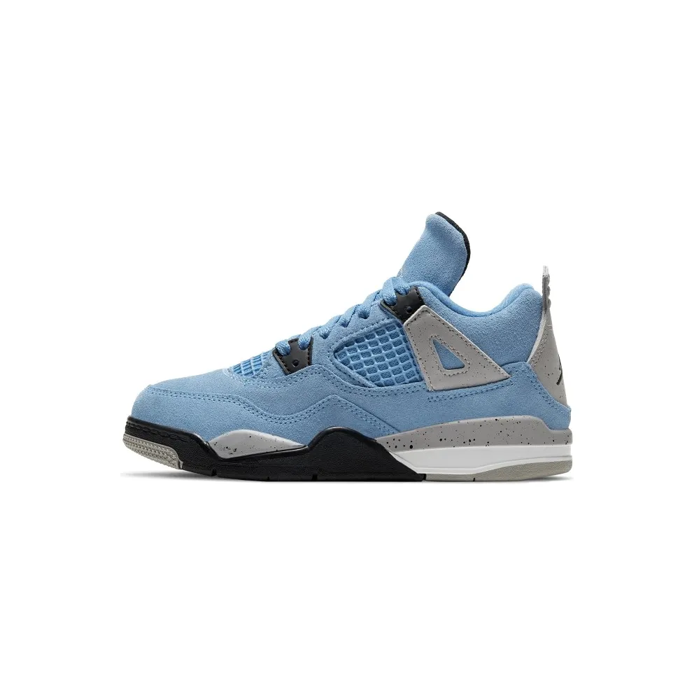 Air Jordan 4 Retro University Blue (PS) (BQ7669-400)