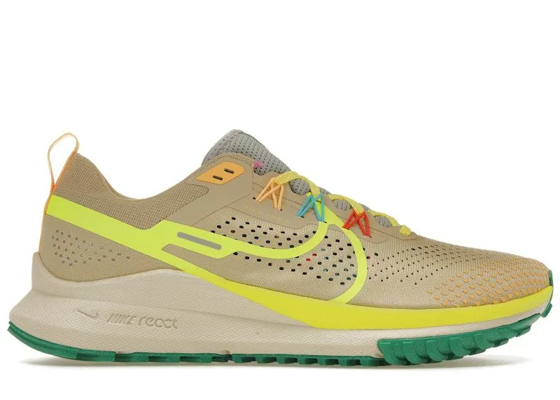 Nike React Pegasus Trail 4 Team Gold Baltic Blue Stadium Green Volt (DJ6158-700)