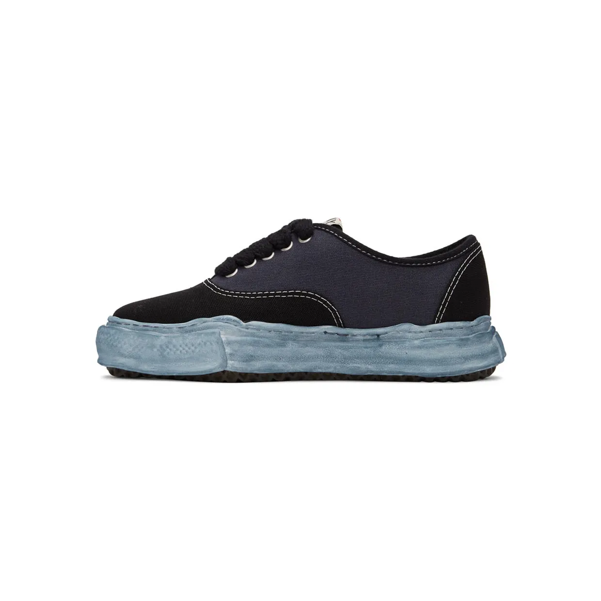 Miharayasuhiro Grey & White Baker Over-Dyed Sneakers (A08FW724) (3)