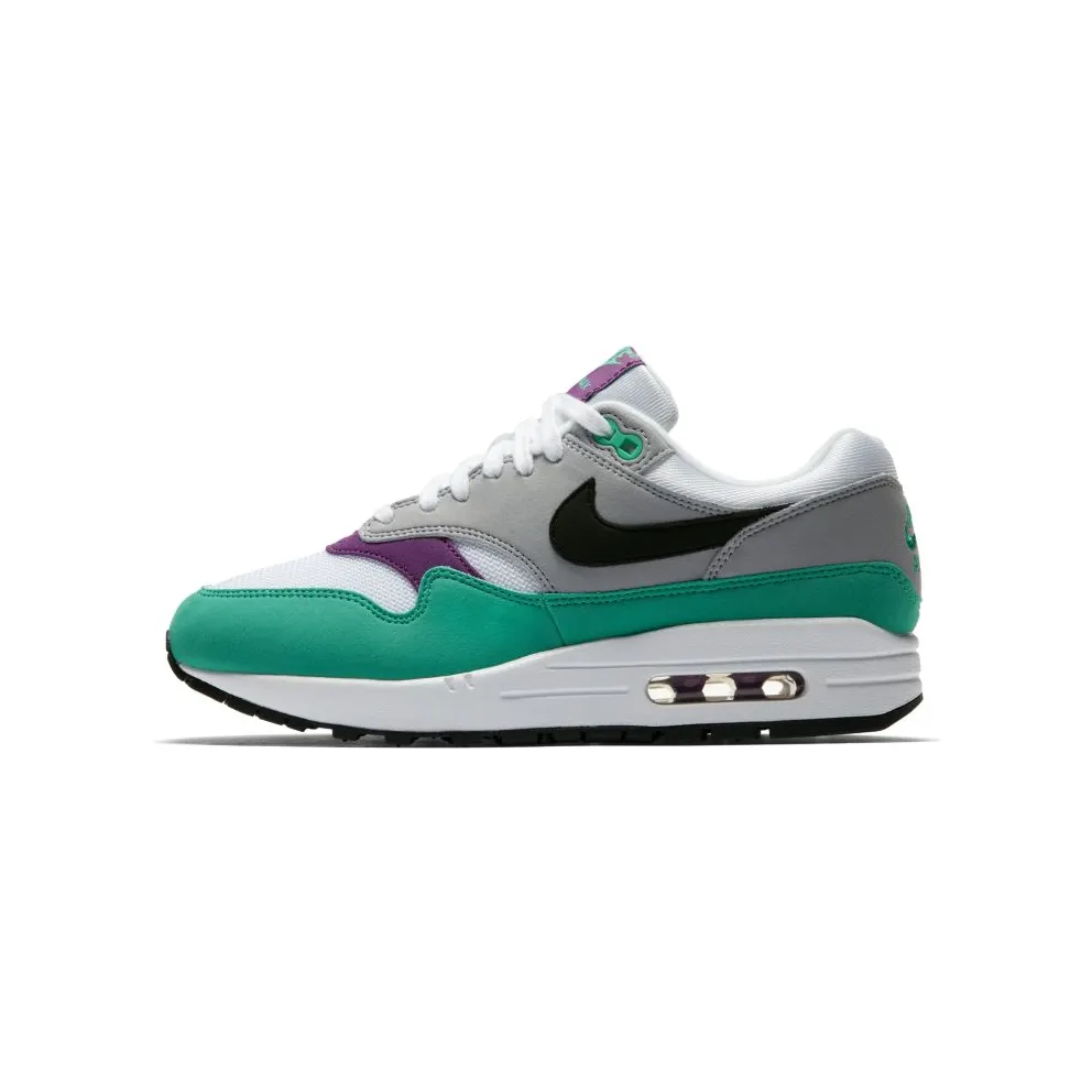 Nike Air Max 1 Clear Emerald (W) White/Black-Wolf Grey-Clear Emerald (319986-115)