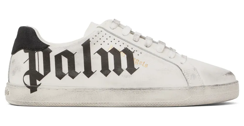 Palm Angels Palm One Spraypaint “White” (PMIA056F22LEA0050110)