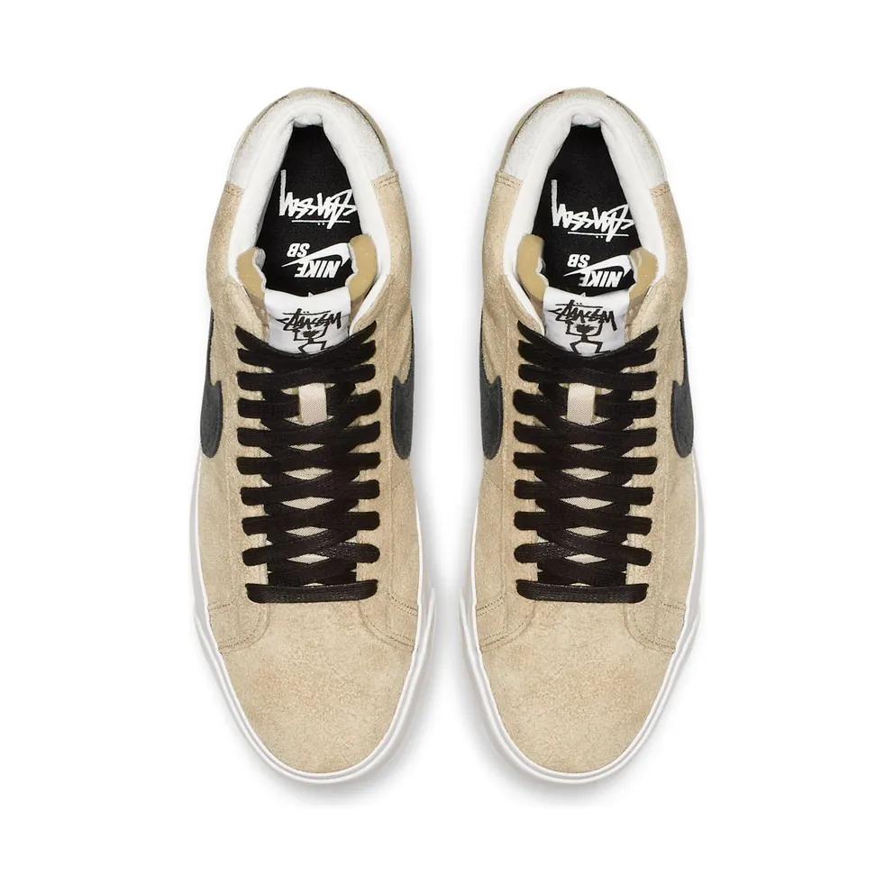 Nike SB Zoom Blazer Mid Stussy Midwest Gold/Black (AH6158-700)