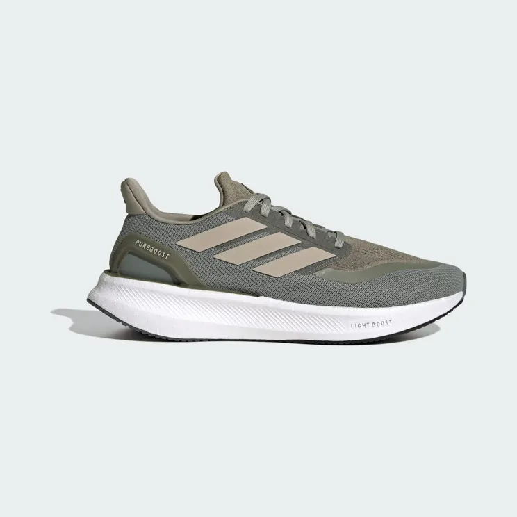 adidas Pureboost 5 Silver Pebble Wonder Beige Olive Strata (IF9195)
