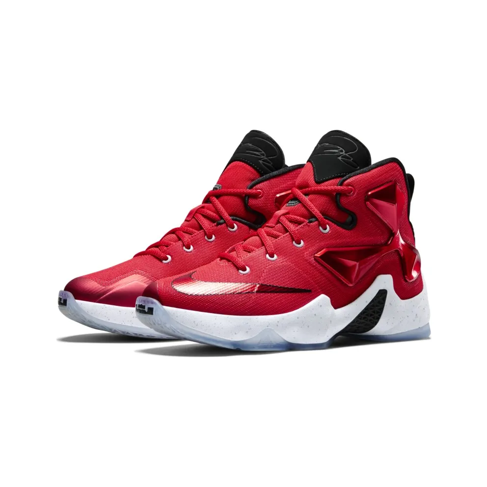 Nike LeBron 13 Away (GS) University Red/White-Black-Laser Orange (808709-610)