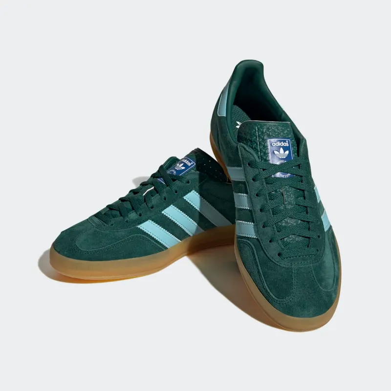 Adidas Gazelle Indoor Collegiate Green / Hazy Sky / Victory Gold (IG9979)