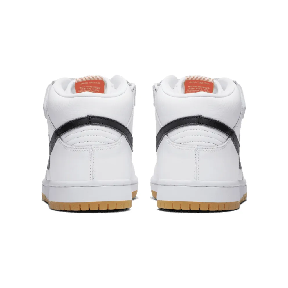 Nike SB Dunk Mid Orange Label White White/Black-White-Gum Light Brown (CD6754-100)