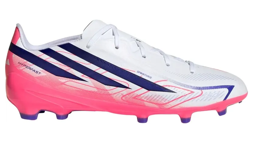 Adidas F50 Hyperfast League FG Kinder Nockenschuhe, weiß, Größe 31 (KK1397)