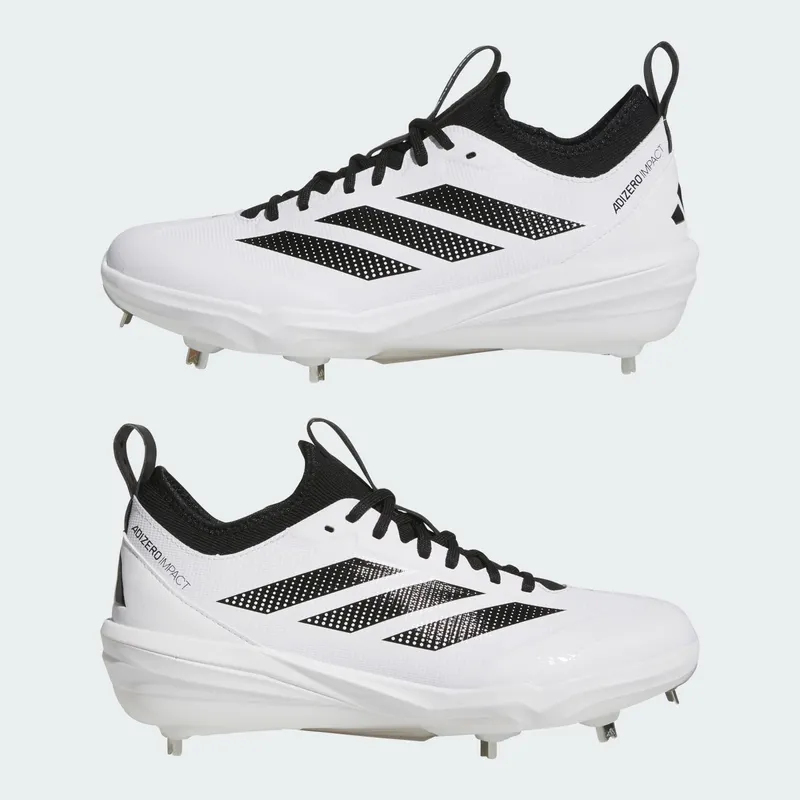 Adidas Adizero Impact 2.0 Noppenschoenen Cloud White / Core Black / Core Black (JH6732)