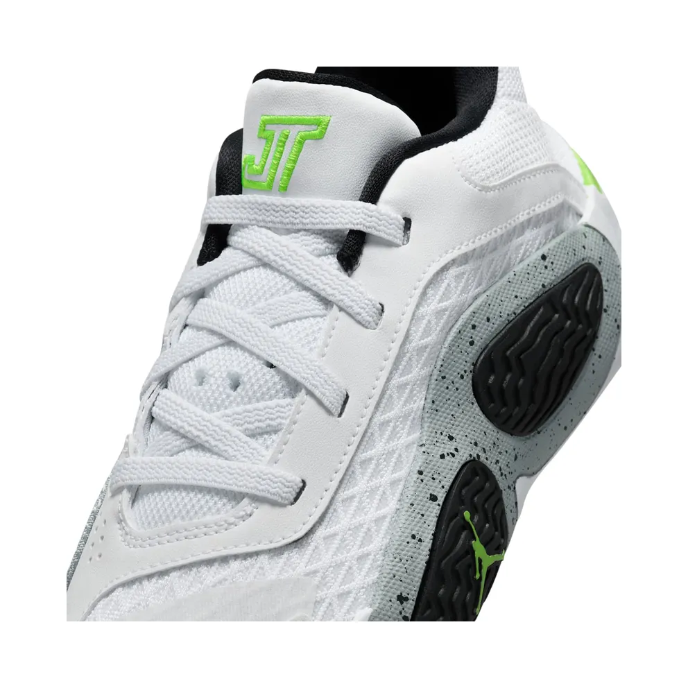 Jordan Tatum 2 White Black Wolf Grey Electric Green (FJ6460-100)