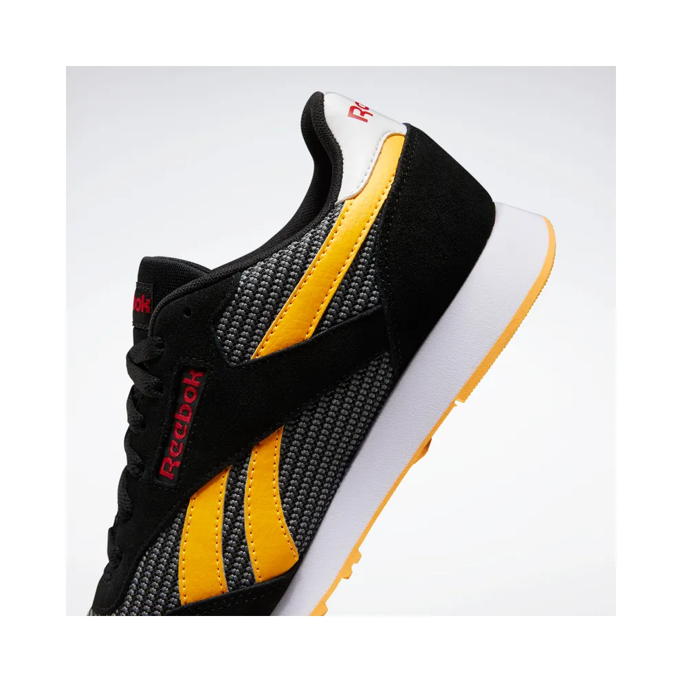 Reebok Royal Ultra Shoes Black / Solar Gold / Vector Red