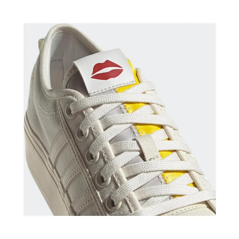 adidas Nizza Platform Off White / Cream White / Bright Yellow (GY1339)