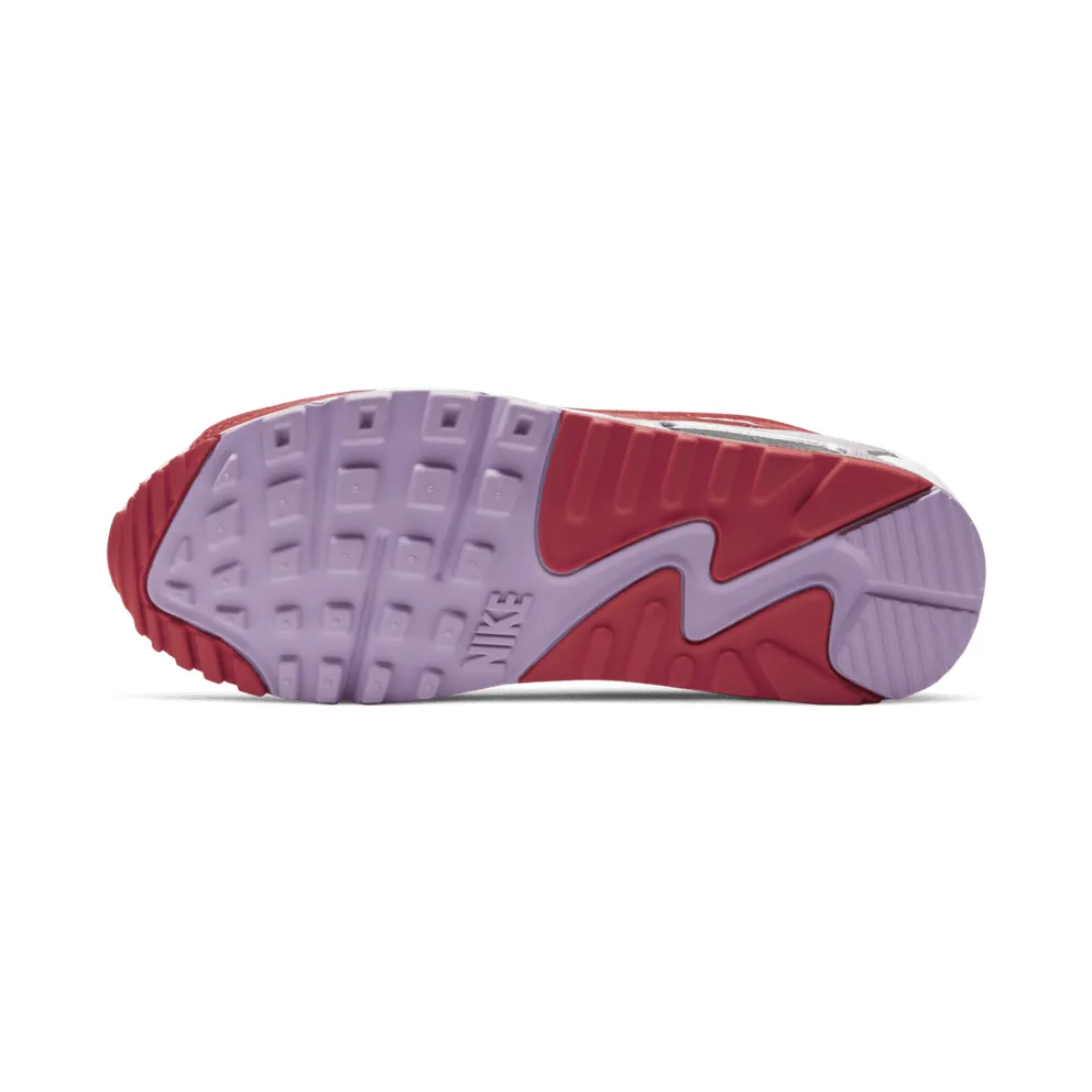 Nike Air Max 90 Recraft Chinese New Year 2020 (W) White/Team Red-Metallic Silver (CU3004-176)